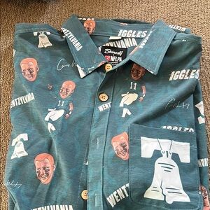 Shi by JOURNEYS Carson Wentz Button Down short sleeved Shirt